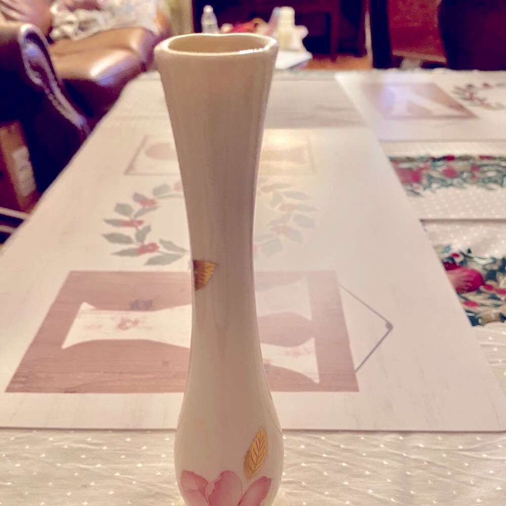 Vintage Lenox floral bud vase